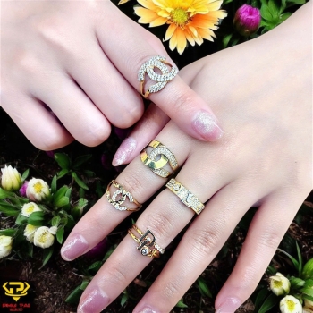 Nhẫn nữ vàng màu (mã NVM 4175)